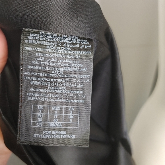 Guess satin and lace bodycon little black dress size 3 - Picture 12 of 16